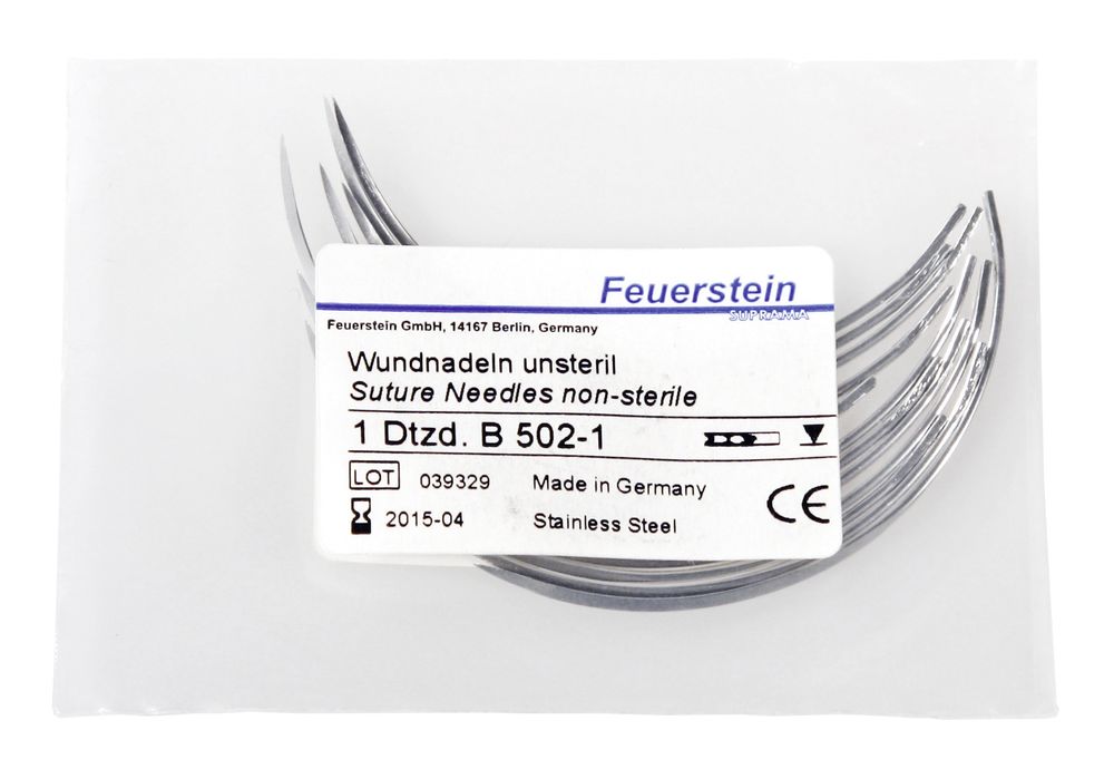 Sebészeti varrótű, 70 mm, 12 db/csomag