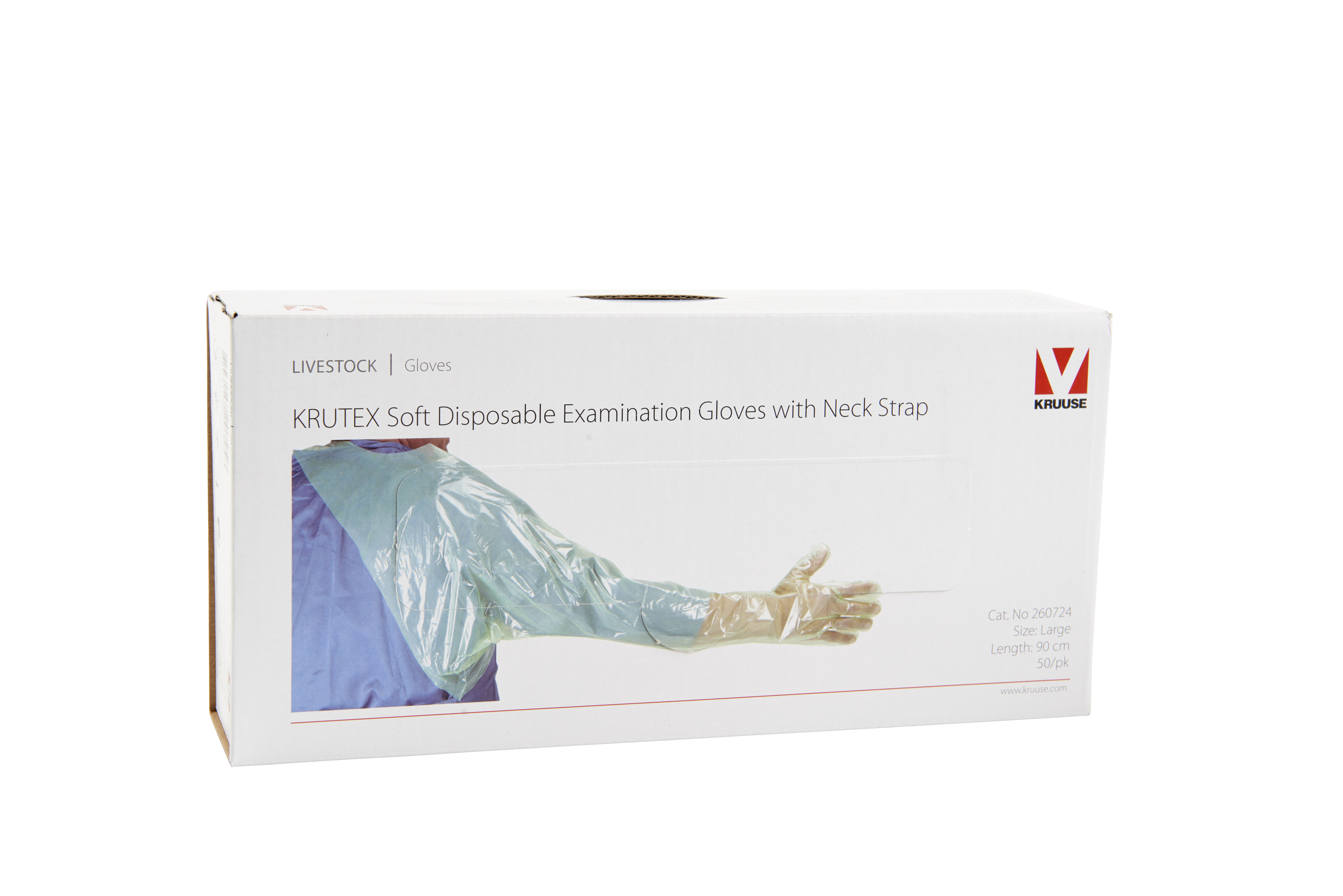 Insz. kesztyű vállvédős, Krutex 50 db/doboz