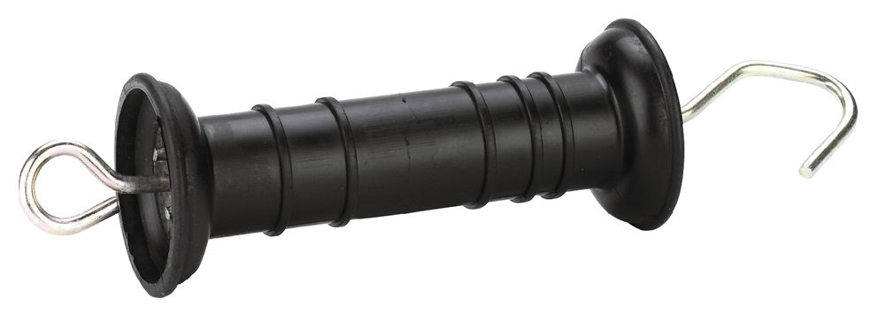 Kapufogó vezetékhez, erős rugóval fekete