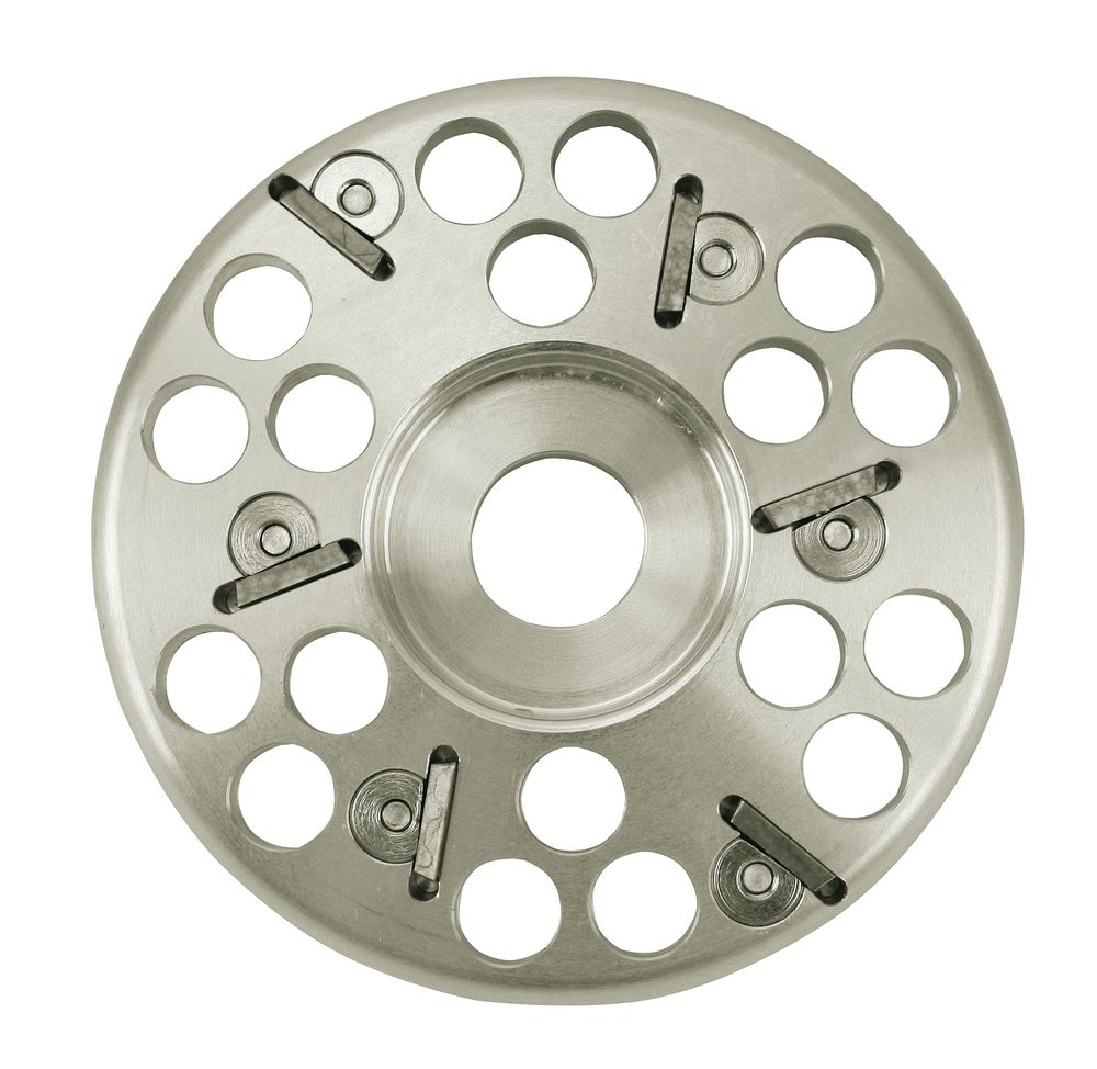 Patafaragó korong 6 kés Alu, Profi, 120 mm