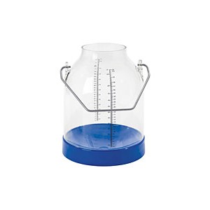 Sajtár műanyag, 30 l, 117 mm magas, kék (rövid)