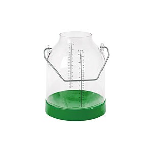 Sajtár műanyag, 30 l, 117 mm magas, zöld (rövid)