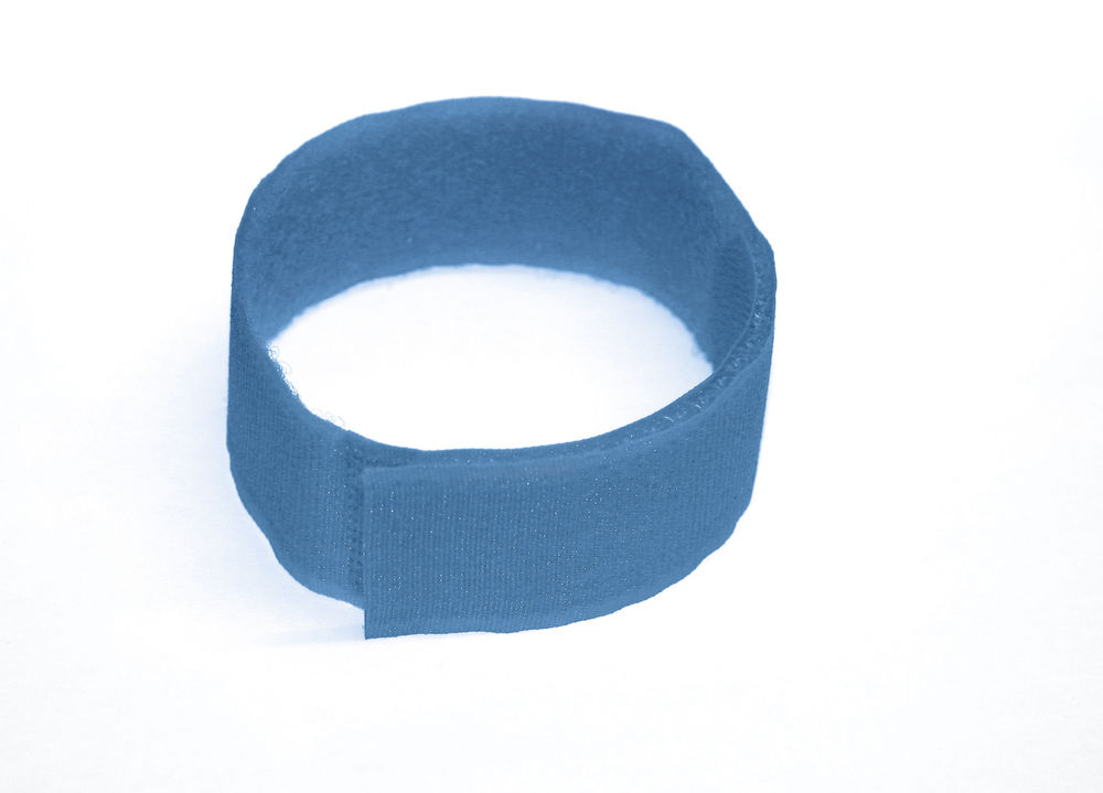 Tépőzáras bokacsat kék  10 db/doboz