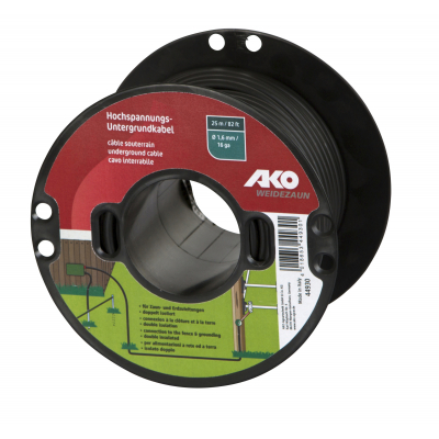 Földkábel, 1,6 mm, 25 m, műanyag dobon
