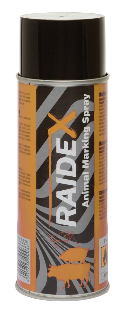 Állatjelölő spray RAIDEX narancs 400 ml