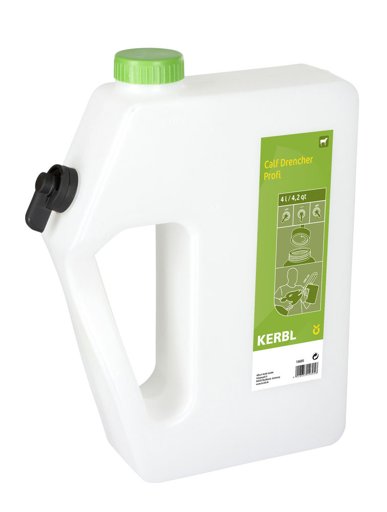 Profi borjúdrencser, 4 literes, flexibilis szondával